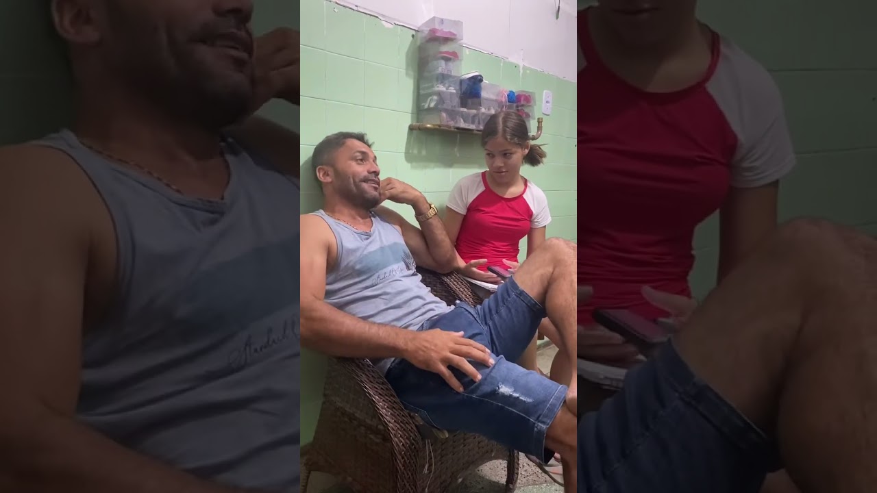 Kauanne testando Gilmazinho😂😂😂 #comedia #comediabrasileira #comediahumor #casal #filhaal2