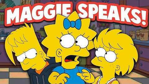 The Simpsons Get Older & Maggie FINALLY Speaks!?