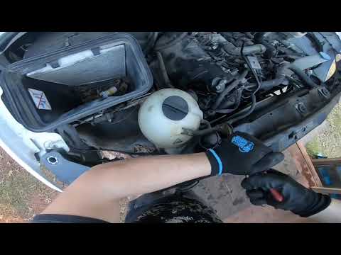 How To Remove Radiator / AC Condenser / Intake Manifold/ Radiator Support 2010 Mercedes Sprinter