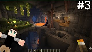 Explore cave in Minecraft hardcore series #minecraft