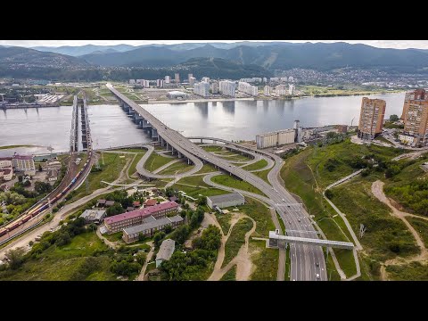 Video: Nikolaevsky bridge sa Krasnoyarsk