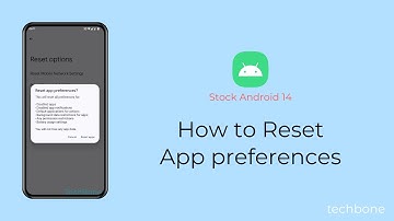 How to Reset App preferences [Android 14]