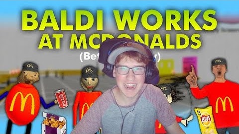 Baldi basics McDonald