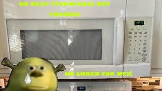 How to fix kenmore microwave with no heat and turntable tray not running