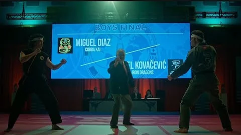 Miguel Diaz vs Axel Kovacevic Grand Finals (Round 1) S6 Ep 14 Cilp|Cobra Kai S6 Part 3