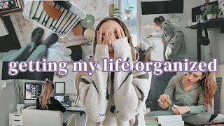 Office Reset, Organize & Deep Clean | Getting My Life Back Together Content