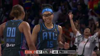 🚨 BUZZER BEATER 3 By Allisha Gray From DEEP | Atlanta Dream vs Connecticut Sun #short #wnba #shorts