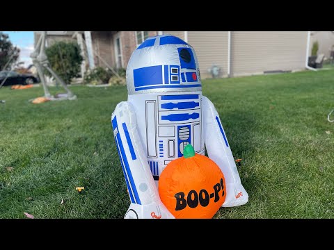 Lowe S 2025 3 Foot R2 D2 Airblown Inflatable Unboxing And Review