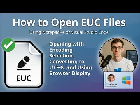 EUCファイル（拡張UNIXコード）の開き方