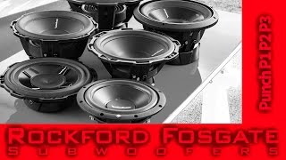 Rockford Fosgate Subwoofers - Prime + Punch