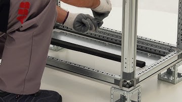 ABB System pro E power - Top and bottom panel mounting