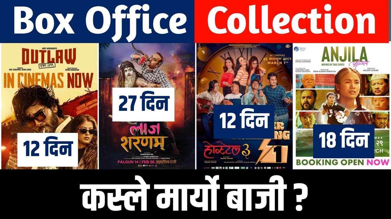Laaj Sharanam 27th Day, Hostel 3 18th Day, OutLaw & Anjila 12th Day Box Office collection