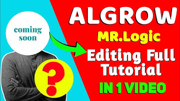 Algrow Video Editing Full Tutorial | Algrow stock videos | Algrow All Effects | Algrow jaise editing