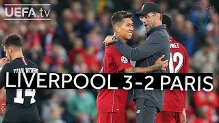 LIVERPOOL 3-2 PARIS #UCL HIGHLIGHTS