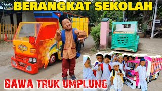 PERDANA_BERANGKAT SEKOLAH BAWA TRUK MINI