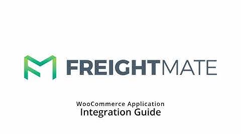 Freightmate - WooCommerce Integration