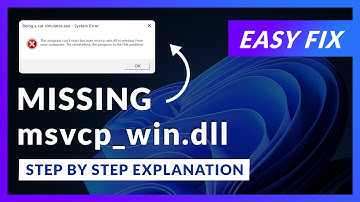 msvcp_win.dll Error Windows 11 | 2x FIX | 2023