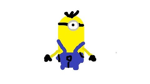 How to paint a Minion in paint 3D