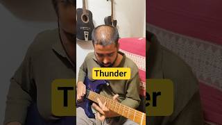 89.  Thundering Rock Jam 🎸 Heavy Guitar Groove #manonshil