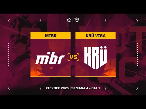 KRÜ x MIBR - VCT Americas Kickoff - Semana 4 / Dia 1