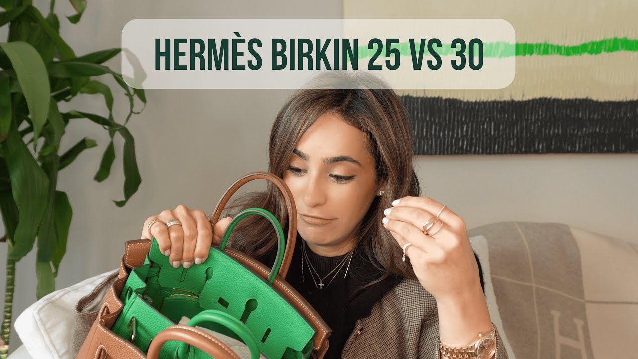 Birkin на ужин?!! Birkin 25 против Birkin 30 | Retourne and Sellier