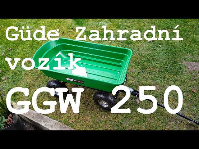 GGW YouTube Zahradní Güde - 250 vozík