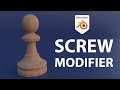 Modeling Trick with the Screw Modifier in Blender | Quick Tip