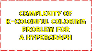 Complexity of K-Colorful Coloring Problem for a Hypergraph