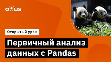 Первичный анализ данных с Pandas //  Курс «Machine Learning»
