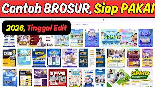 Ready-to-Use SPMB Brochure Example That Can Be Directly Edited to Suit Your School