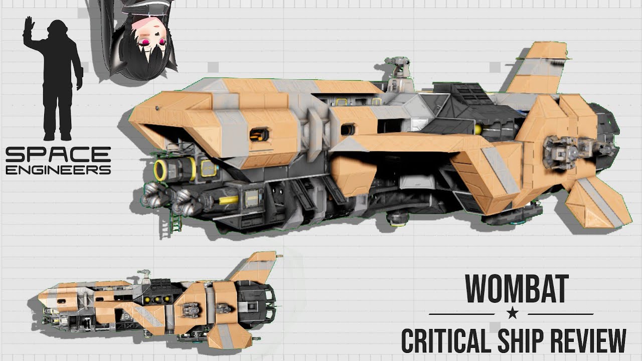 This Small Ship Shows What to and Not to do, Space Engineers Critical ...