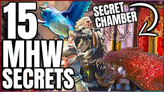 15 IMPORTANT Secrets NOBODY Knows About in Monster Hunter World - BIG Hidden Mechanics Guide!