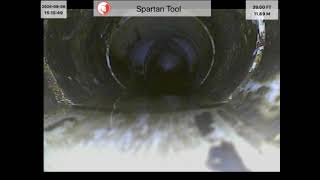 IMG 0394 Eagle Pass Firestation video of building sewer exit .