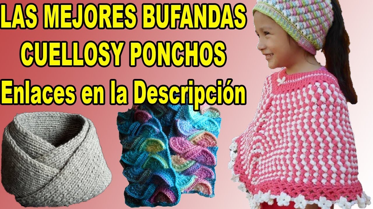 Las mejores bufandas tejidas / The best crochet scarf diadema cooking school