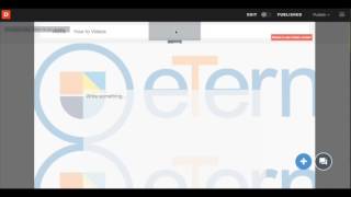 New ePortfolio: Adding a New Section and Drop Down Page