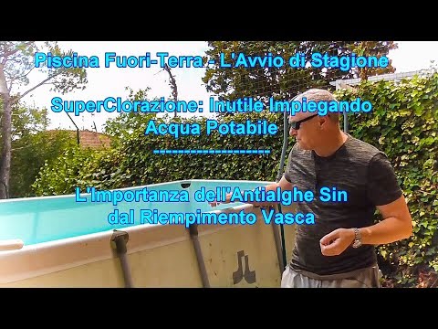 Above-Ground Pool Season Start - Algaecide and Shock Chlorination