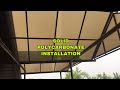 POLYCARBONATE SOLID SHEET INSTALLATION AYALA PROJECT