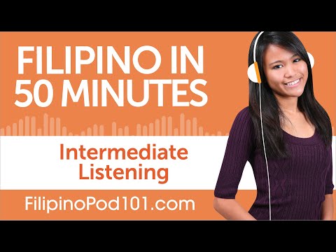50 Minutes of Intermediate Filipino Listening Comprehension