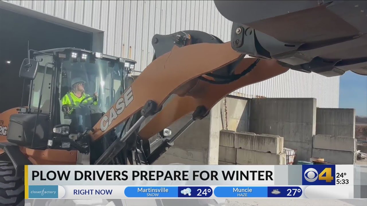 INDOT snow plow drivers prepare for winter weather with off day dry ...