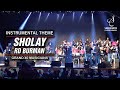 Instrumental sholay theme music  kishore sodha  40 musicans  siddharth entertainers