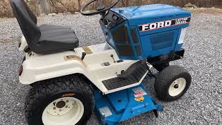Mint condition 1987 Ford LGT14D Diesel garden tractor