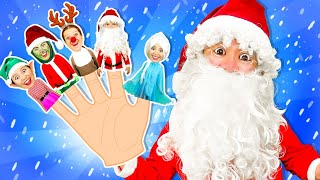 Christmas Finger Family Song🎄| Christmas Nursery Rhymes for Kids | Babanana Resimi