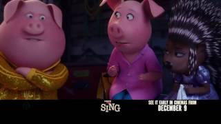 Sing Moive Trailer Mini Spot Set It All Free Hedgehog Ash Full Song In Description