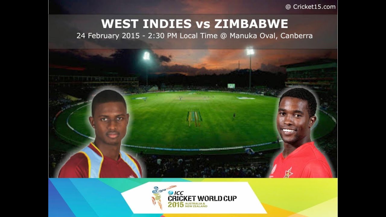West Indies vs Zimbabwe Match Watch Live Online HD YouTube
