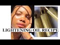 HOW TO MAKE A LIGHTENING BODY OIL| LIGHTENING OIL RECIPE| #skincare #bbtaffairs #bbtskincare