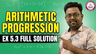 5.3 Arithmetic Progression Part-5, Full Solution by Dir. Ashish Soni #maths #arithmeticprogression