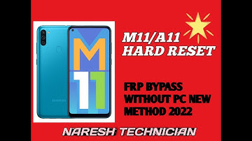 SAMSUNG M11/A11/A02s/M02s/A01 Frp Bypass Android 11/12 New Method 2022