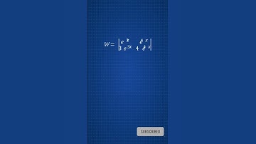 2nd Order ODE - Variation of Parameters