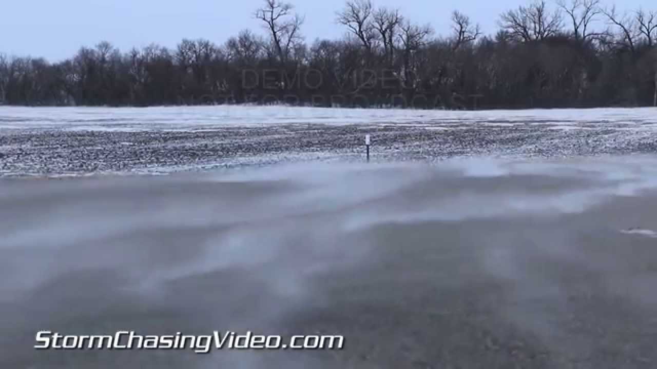 11/30/2014 Central, MN Dangerous Cold And Blowing Snow B-roll