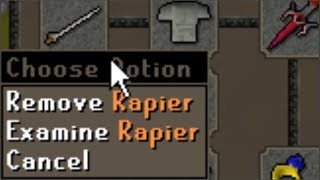 Pretending To Pk With The New Rapier Fake One